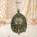 Vastu Tortoise with Ashtalakshmi Shree Yantra | Superfine Brass Prosperity Idol