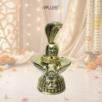 Shiva Ling with Nandi Mukh Brass Statue