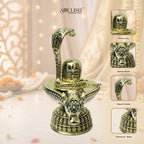 Shiva Ling with Nandi Mukh Brass Statue