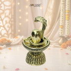 Shiva Ling with Nandi Mukh Brass Statue