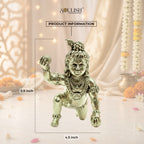 Laddu Bal Gopal Krishna Brass Idol