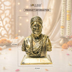 Chhatrapati Shivaji Maharaj Brass Idol | Handcrafted Brass Statue